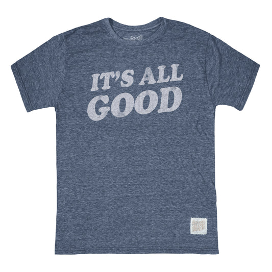 Retro Brand Its All Good Streaky Navy Tee