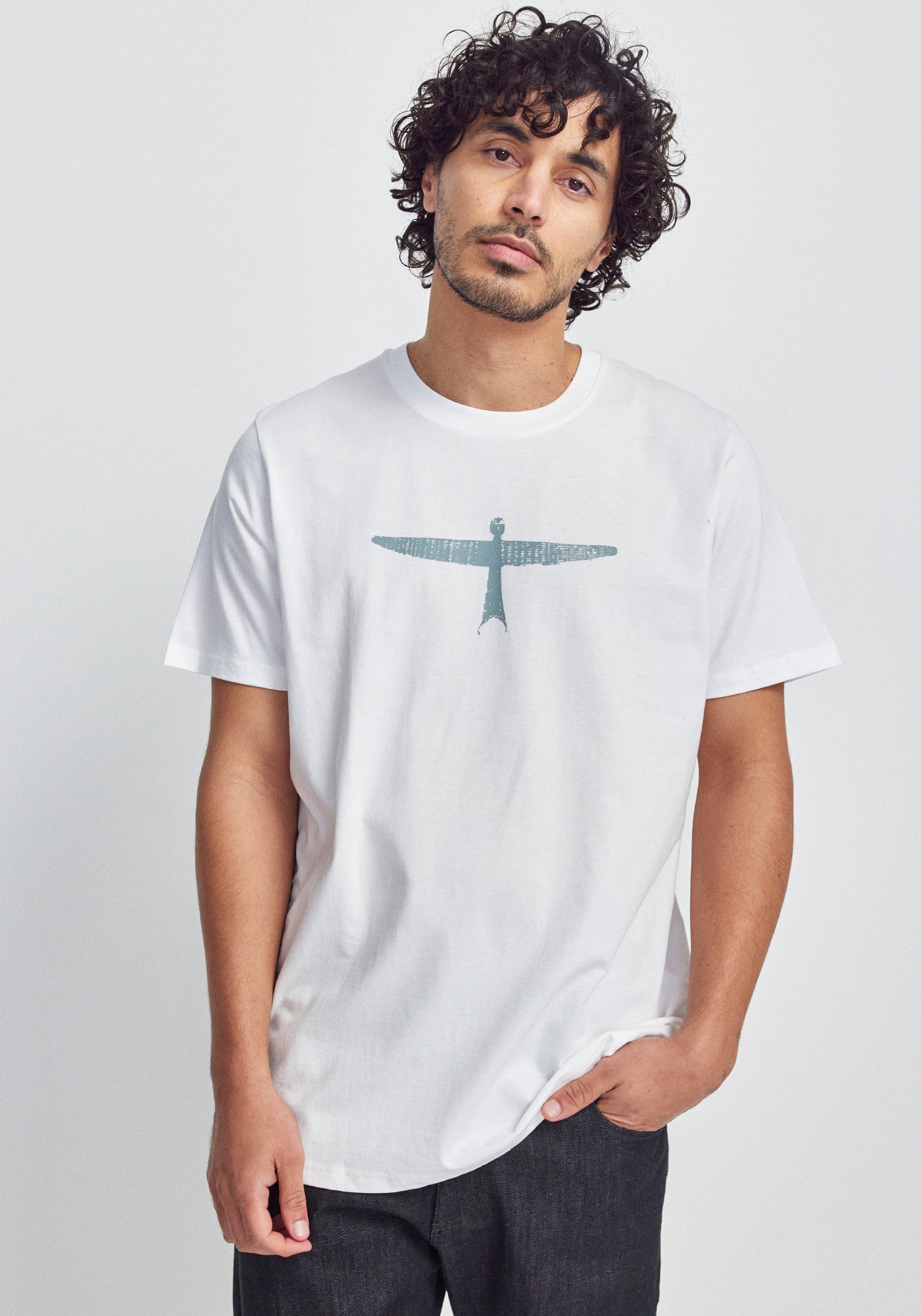 Untouched World Project U Tee - White/Sage