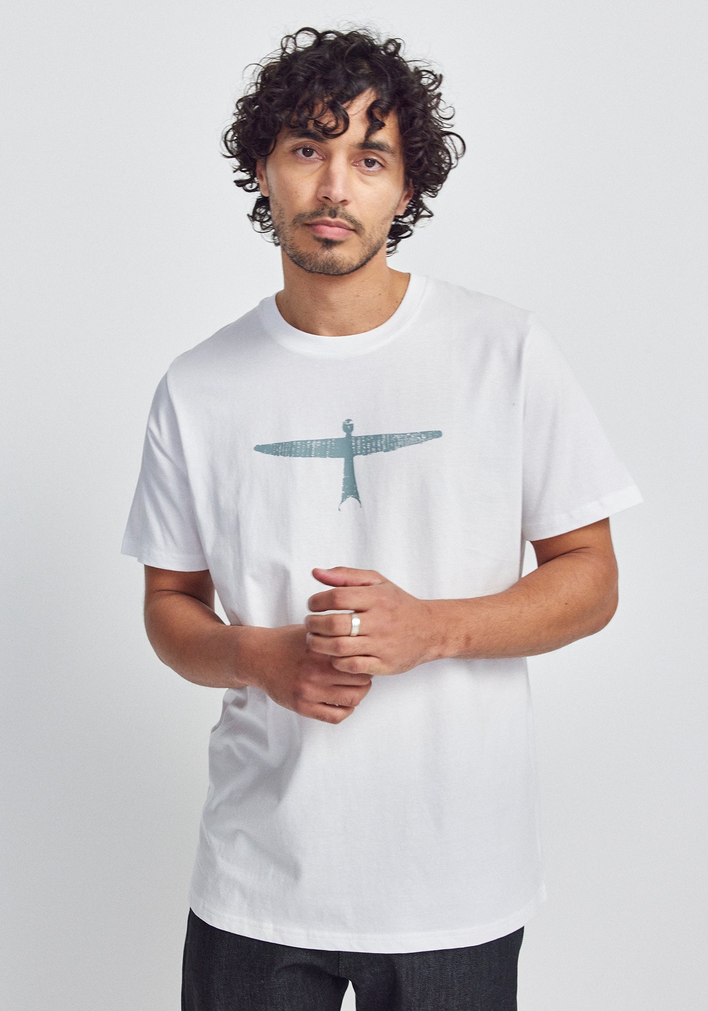 Untouched World Project U Tee - White/Sage
