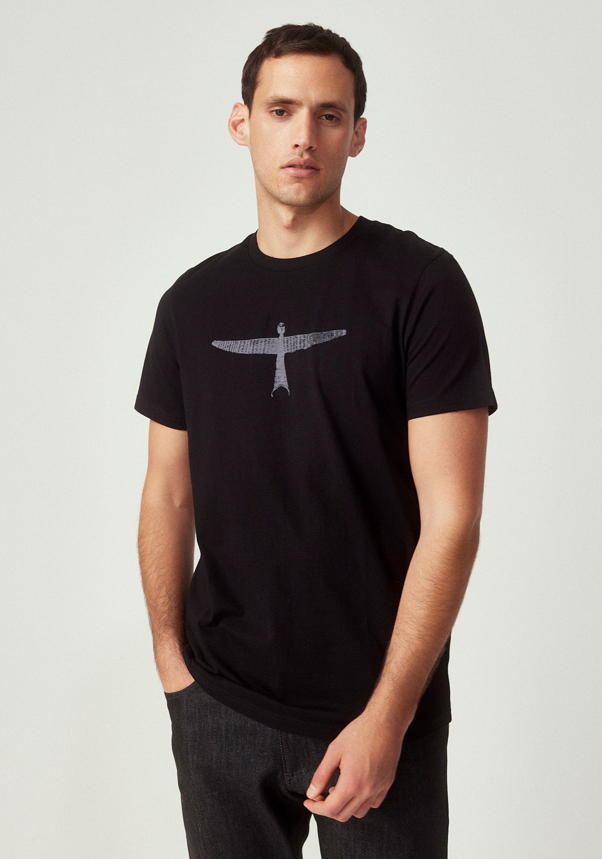 Untouched World Project U Tee - Black/Slate