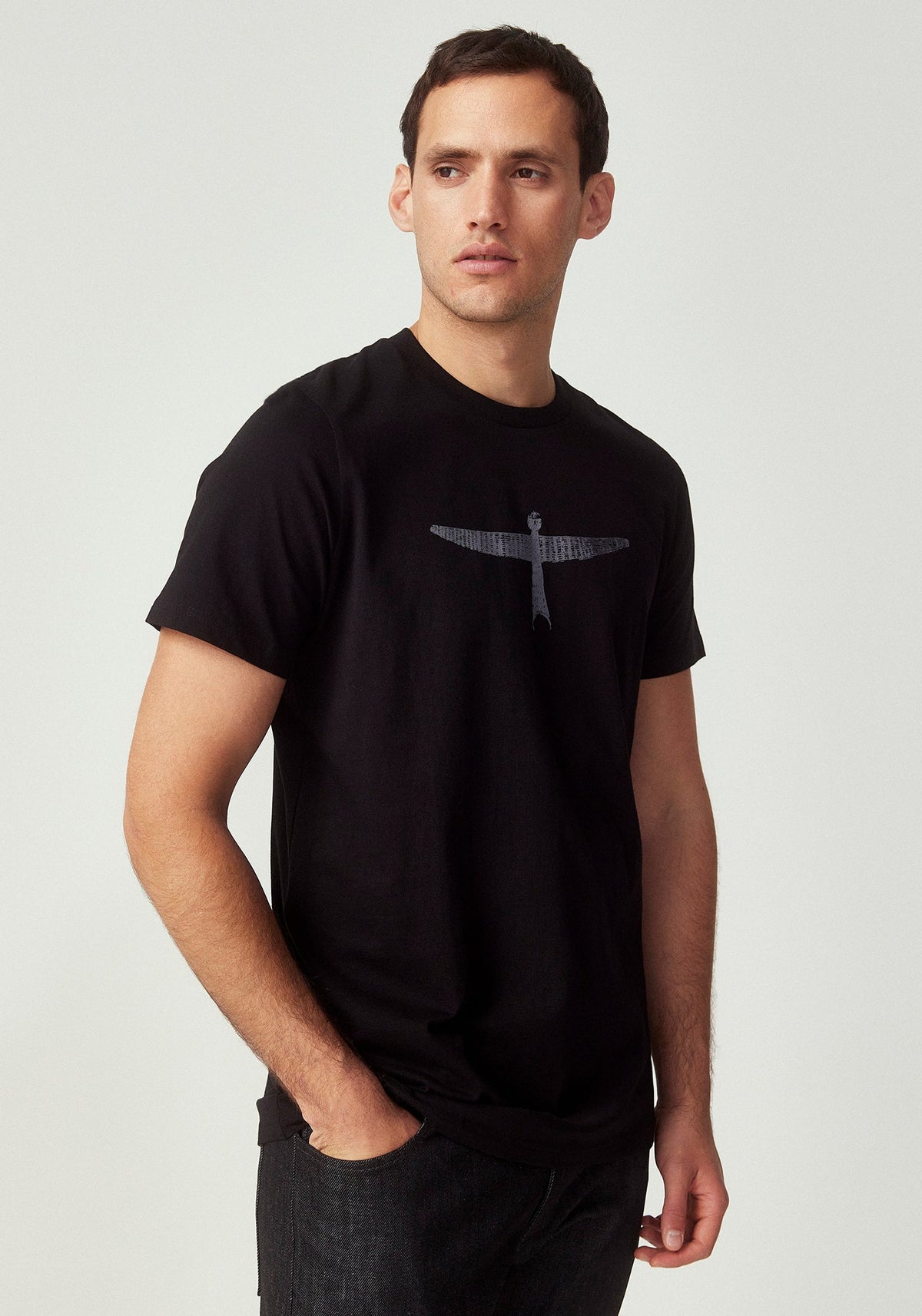 Untouched World Project U Tee - Black/Slate