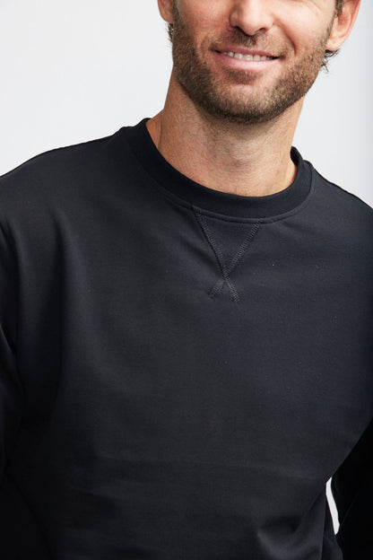 Easy Mondays Crew Neck Sweatshirt Black