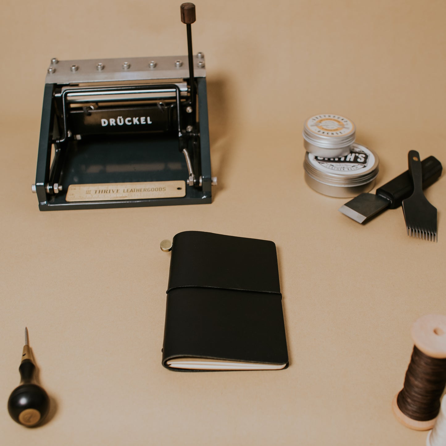 Thrive Leathergoods Full-grain Leather Notebook Cover