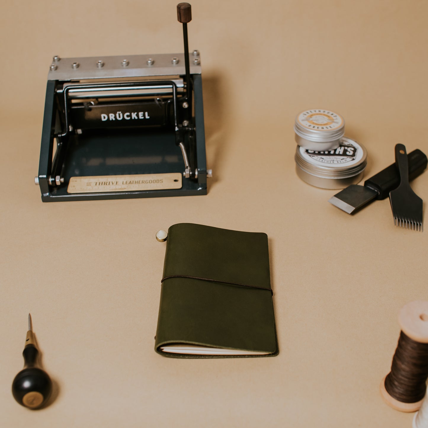 Thrive Leathergoods Full-grain Leather Notebook Cover