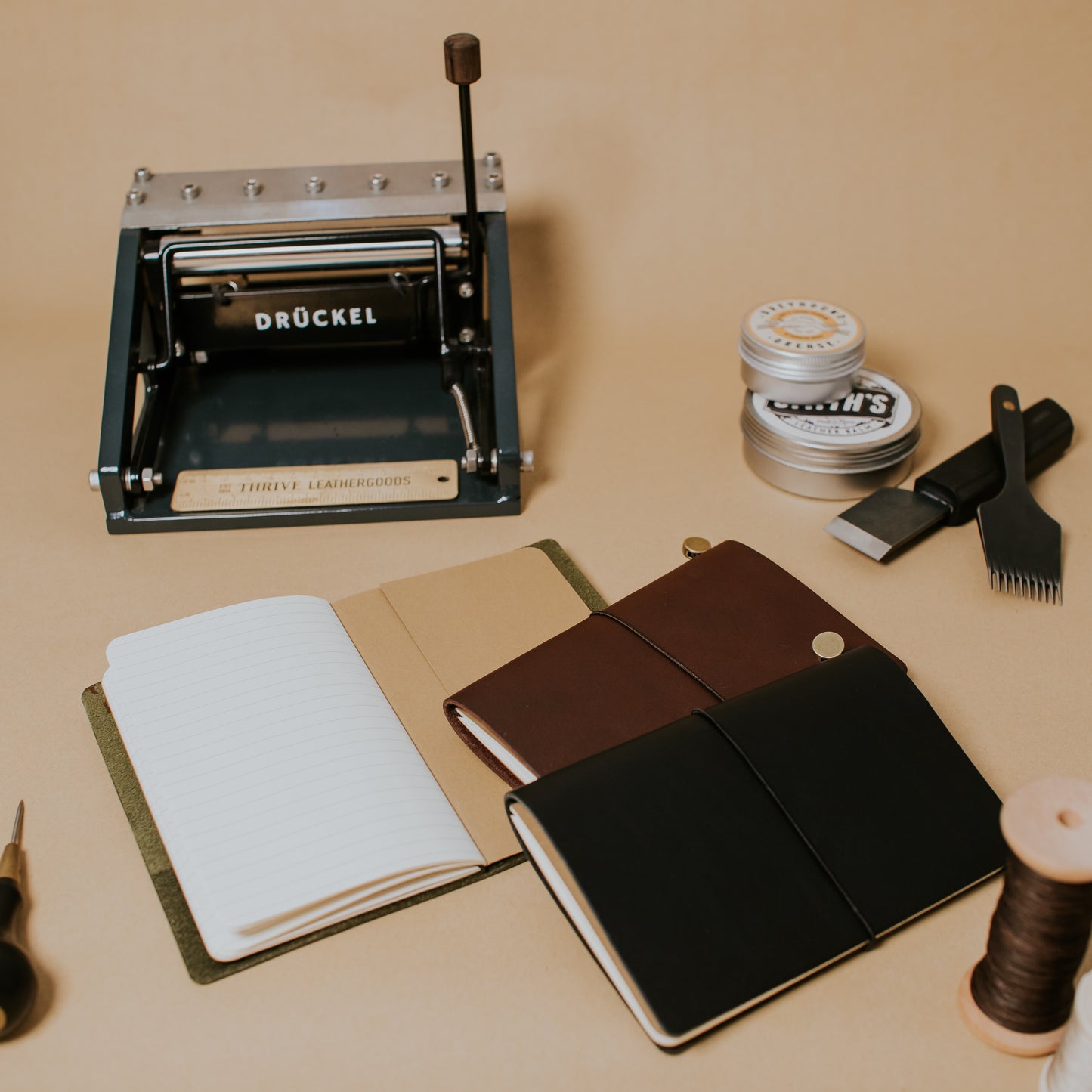 Thrive Leathergoods Full-grain Leather Notebook Cover