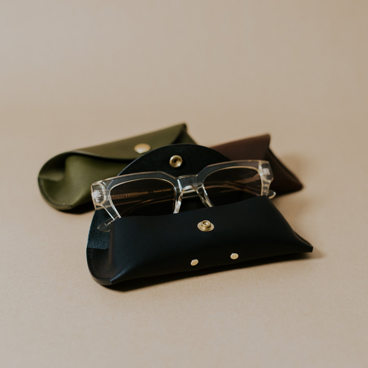 Thrive Leathergoods Full-grain Leather Glasses Case