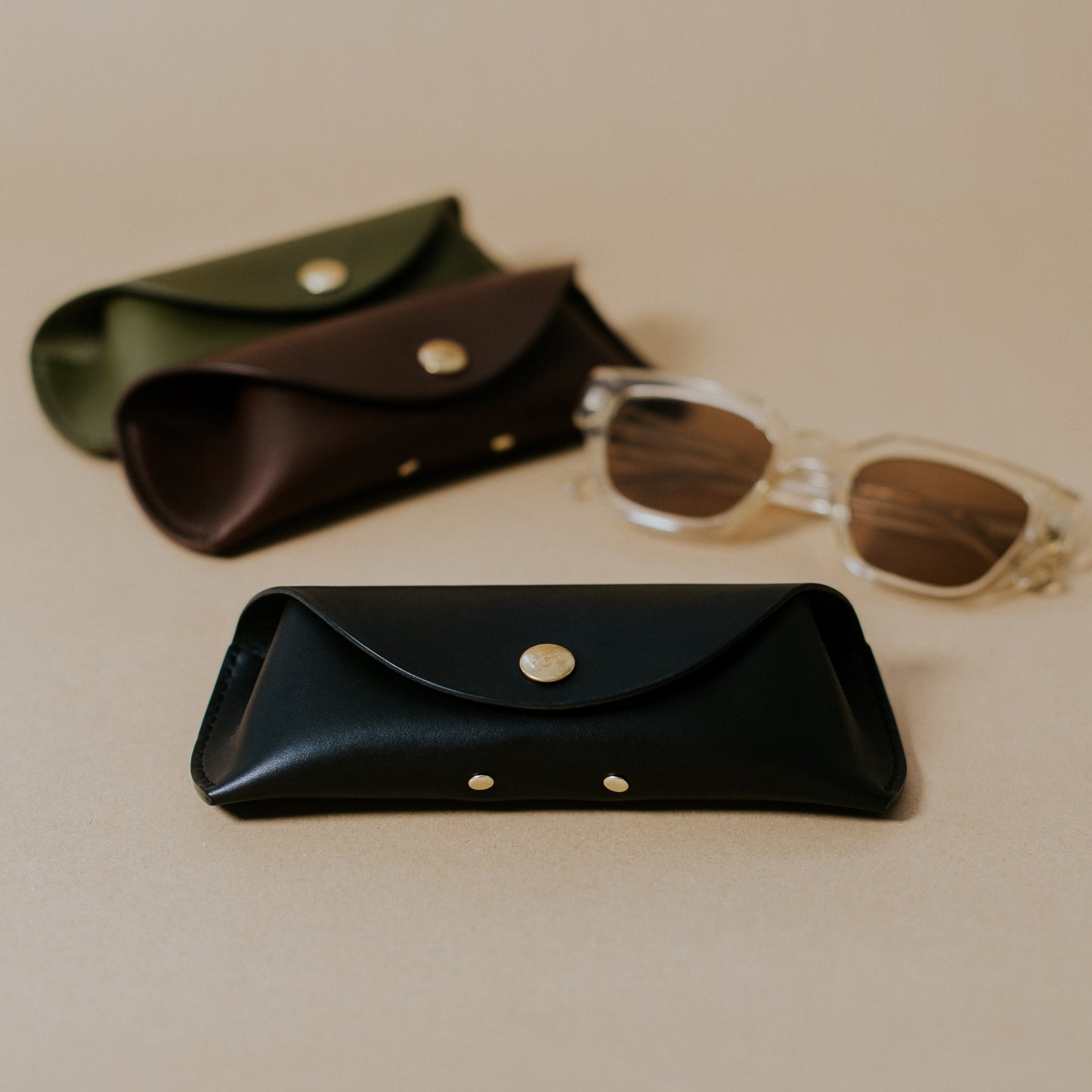 Thrive Leathergoods Full-grain Leather Glasses Case