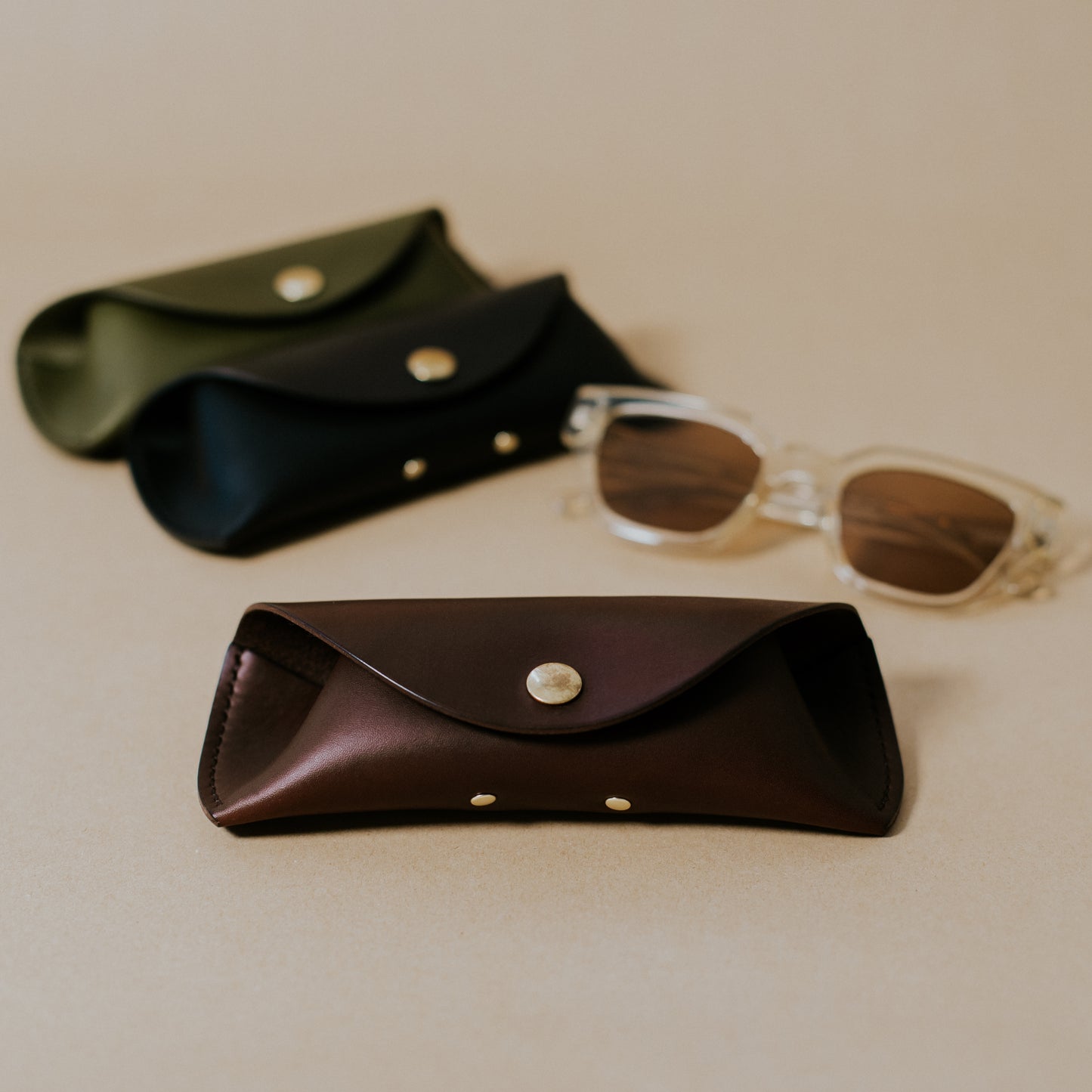 Thrive Leathergoods Full-grain Leather Glasses Case