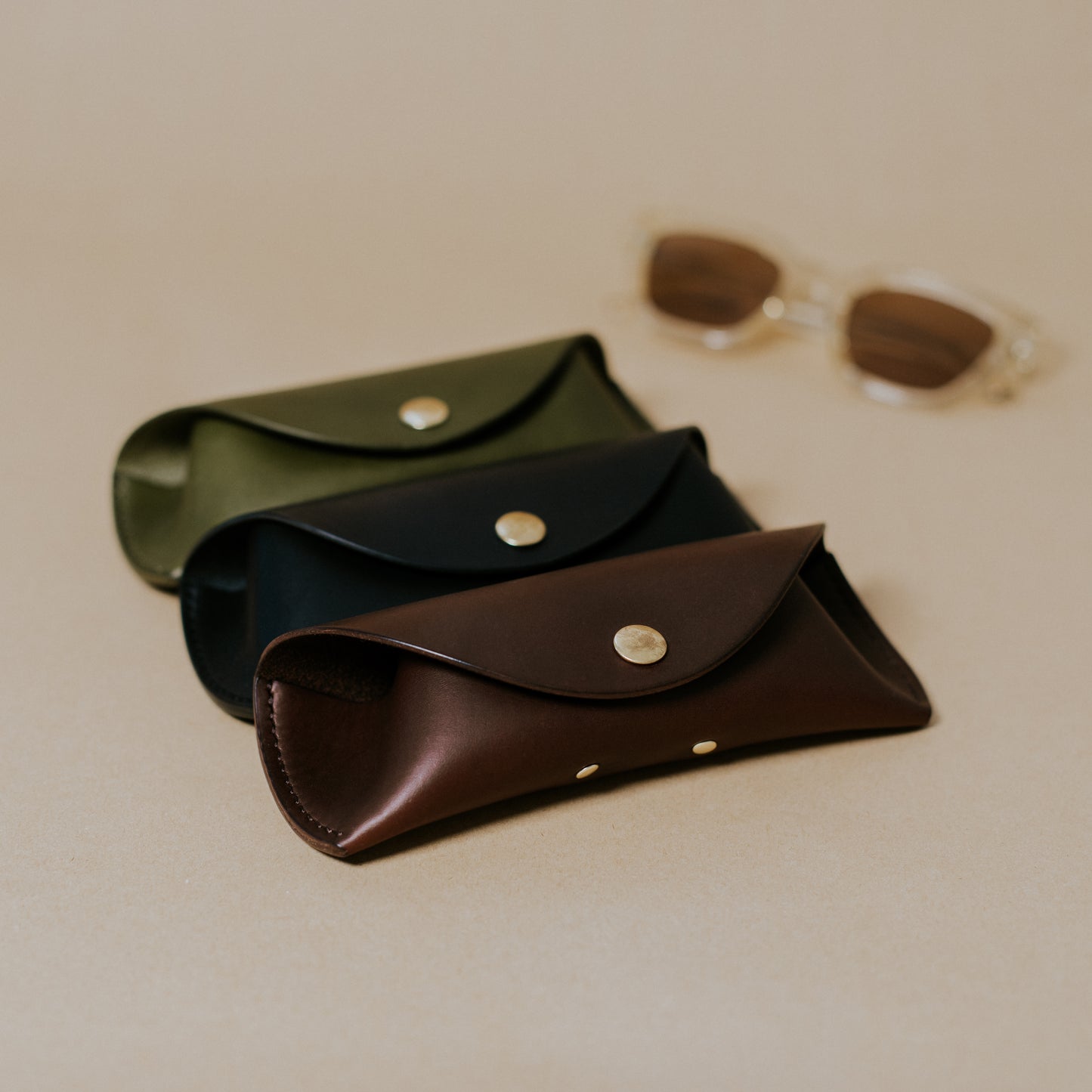 Thrive Leathergoods Full-grain Leather Glasses Case