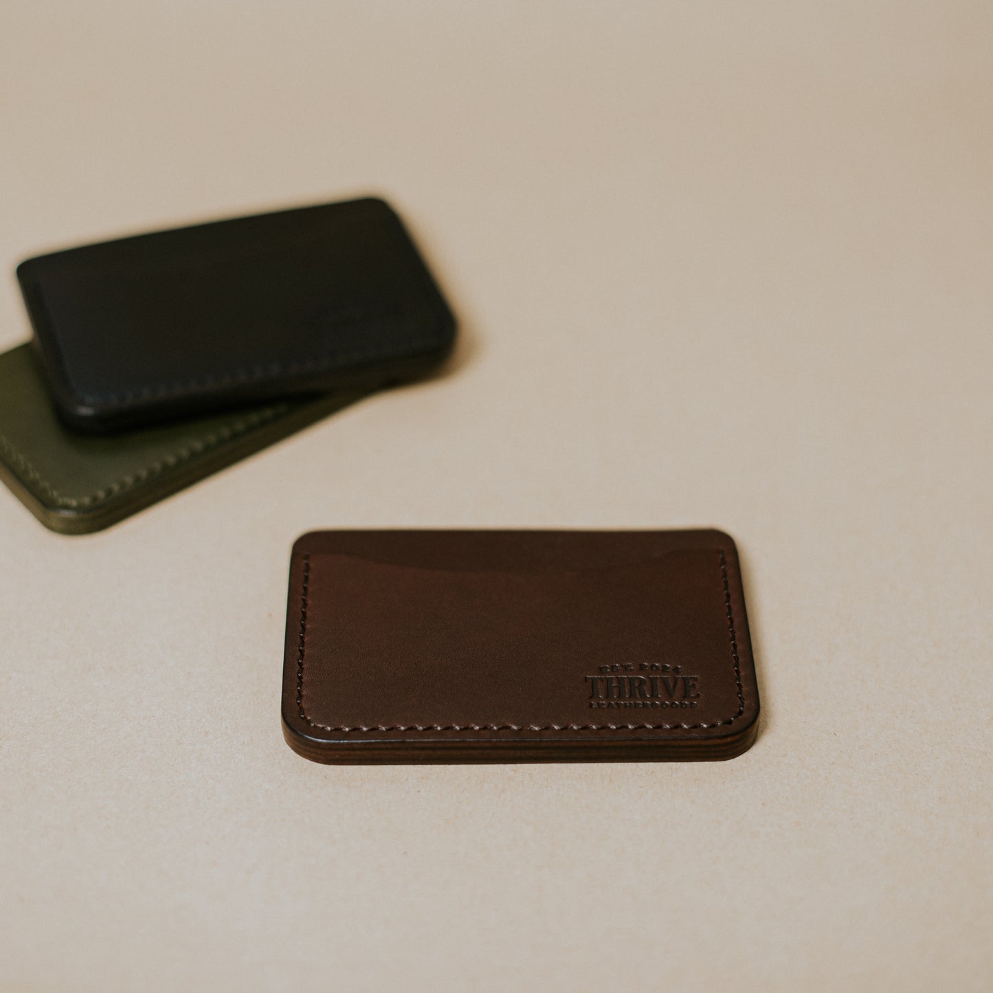 Thrive Leathergoods Full-grain Leather Card Holder
