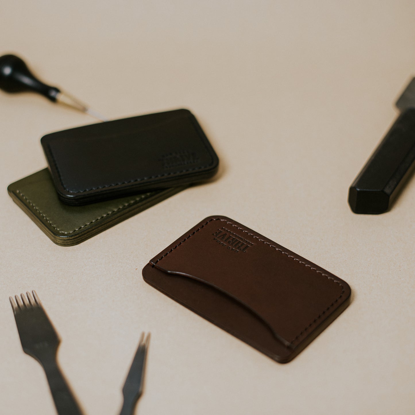 Thrive Leathergoods Full-grain Leather Card Holder