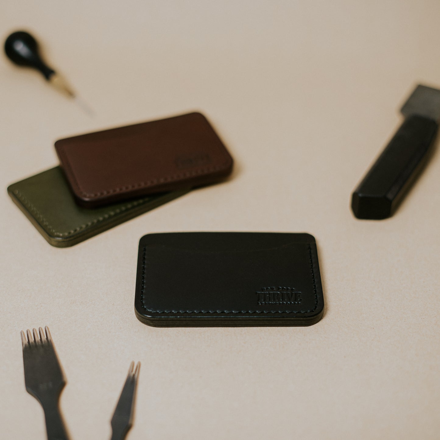 Thrive Leathergoods Full-grain Leather Card Holder