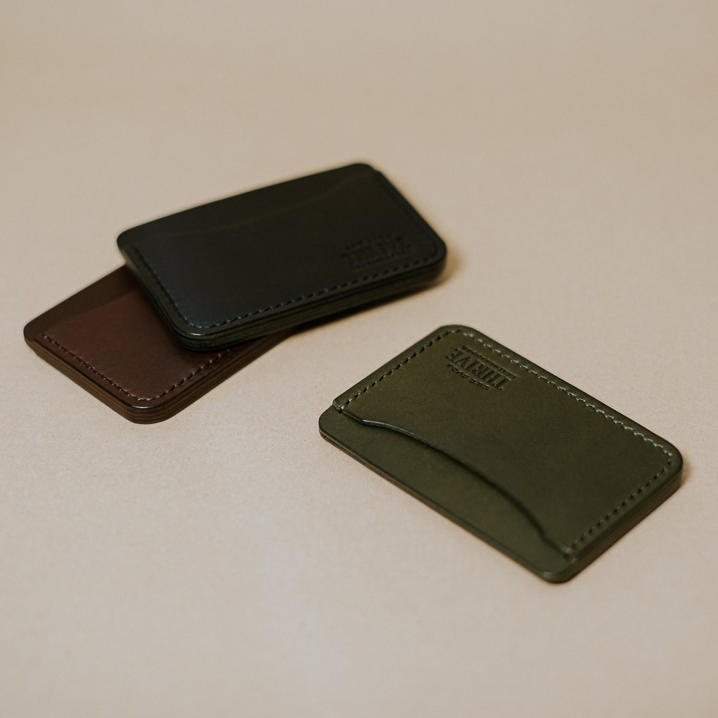 Thrive Leathergoods Full-grain Leather Card Holder
