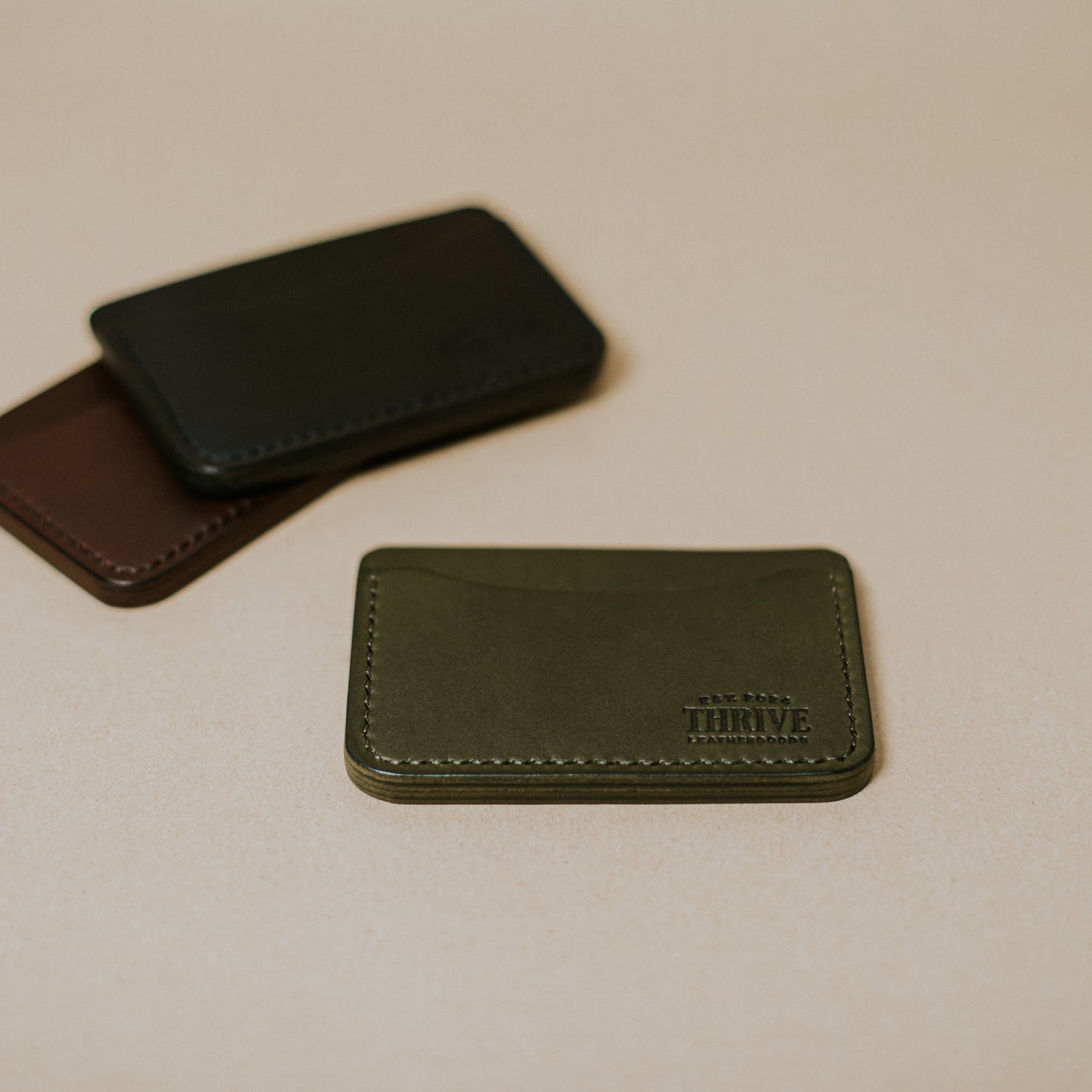Thrive Leathergoods Full-grain Leather Card Holder