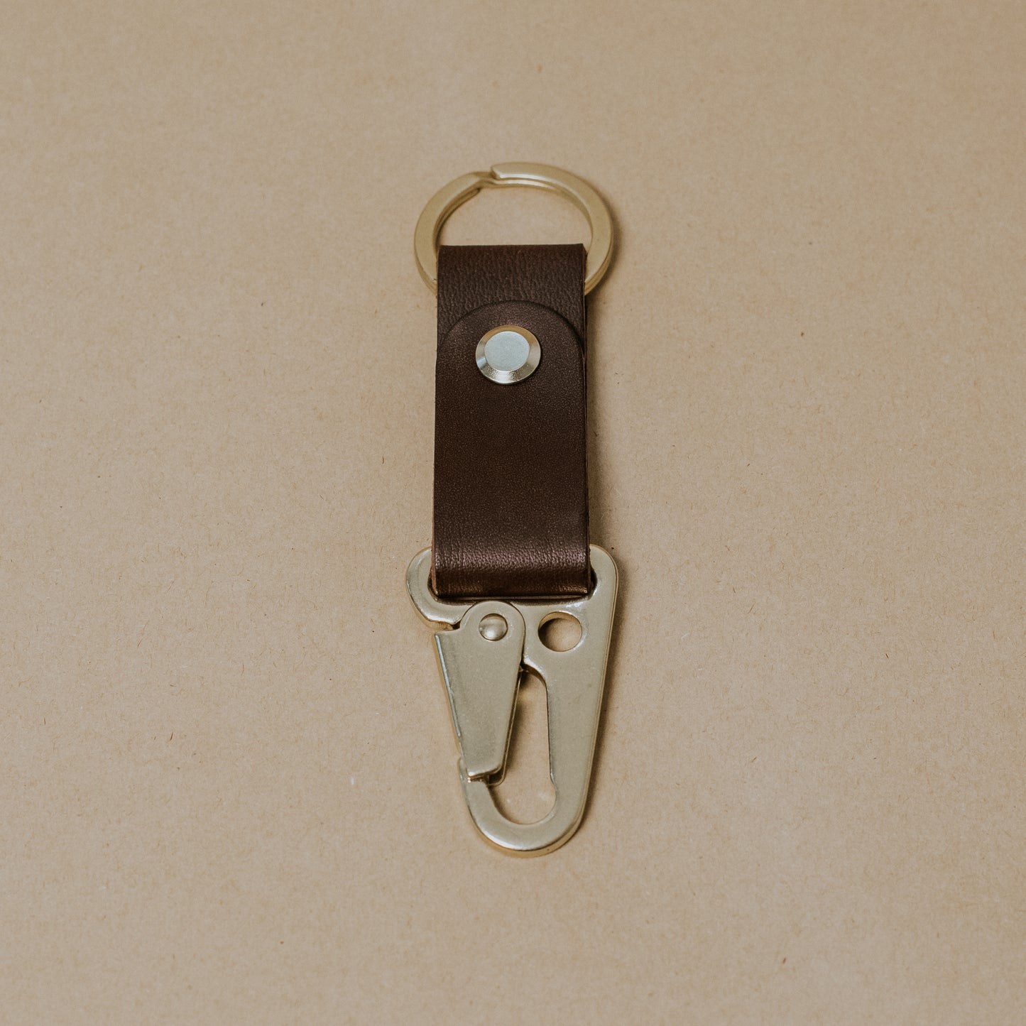 Thrive Leathergoods Key Chain With Snap
