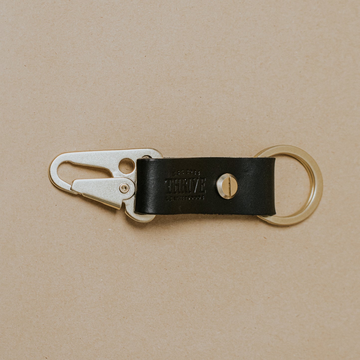 Thrive Leathergoods Key Chain With Snap
