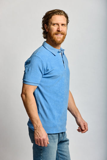 Easy Mondays Towel Terry Polo Azure