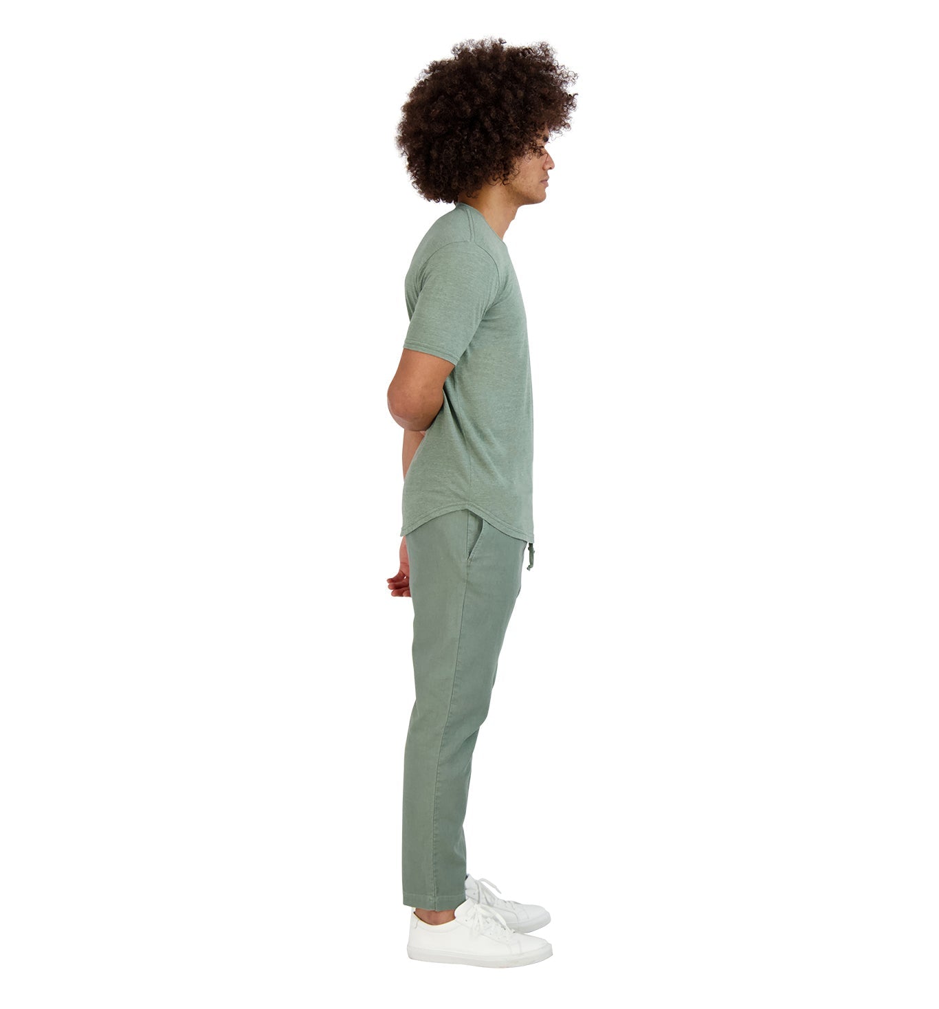 Goodlife Triblend Scallop Crew Laurel Wreath