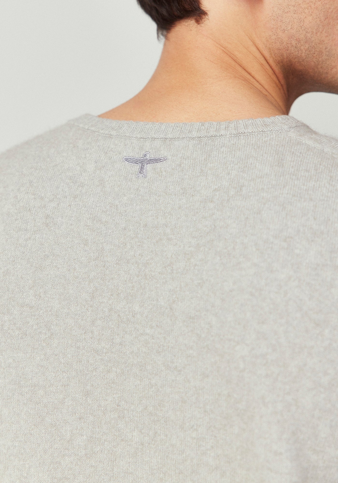 Untouched World Estuary Cassum Crew Sweater Stone