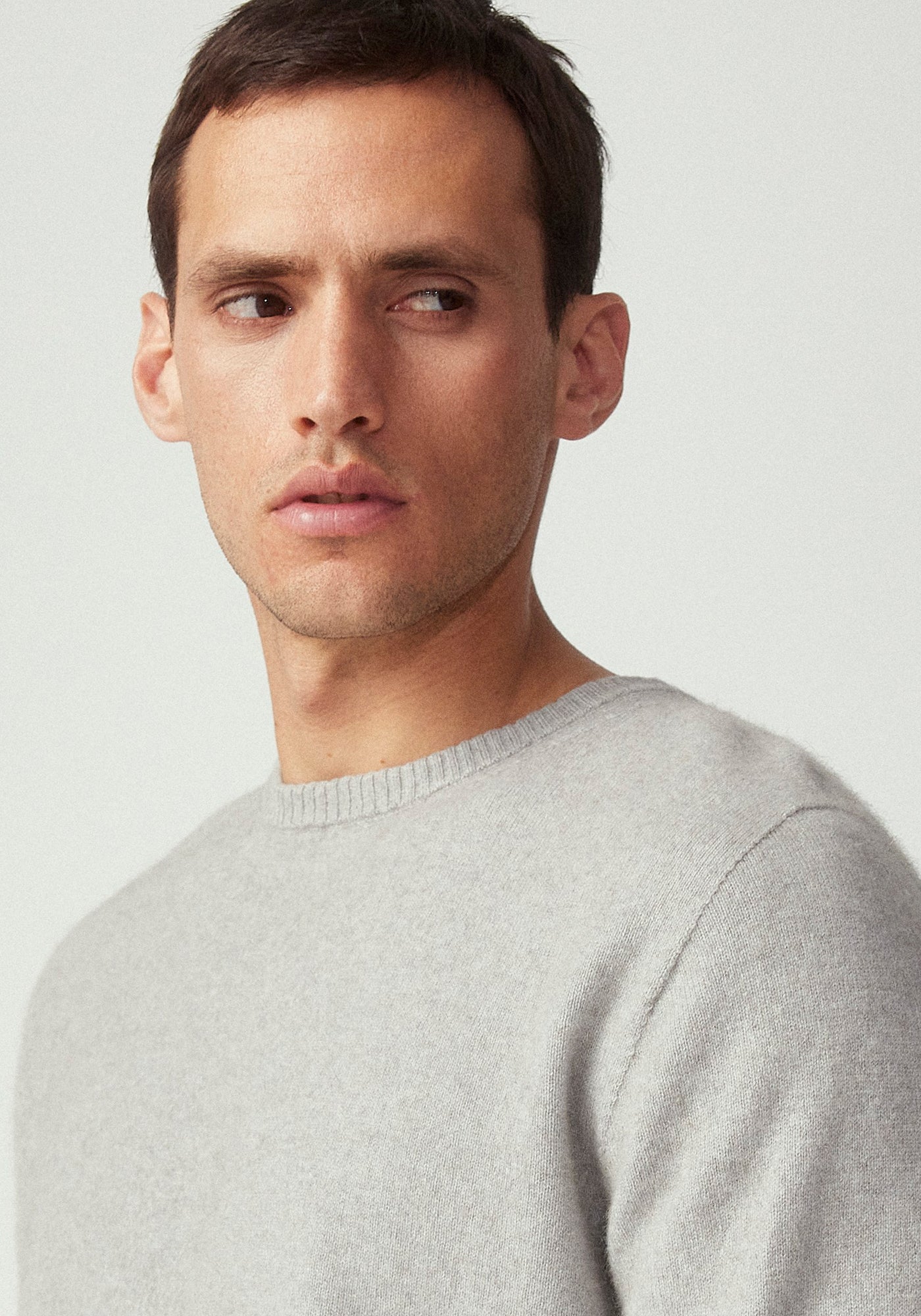 Untouched World Estuary Cassum Crew Sweater Stone