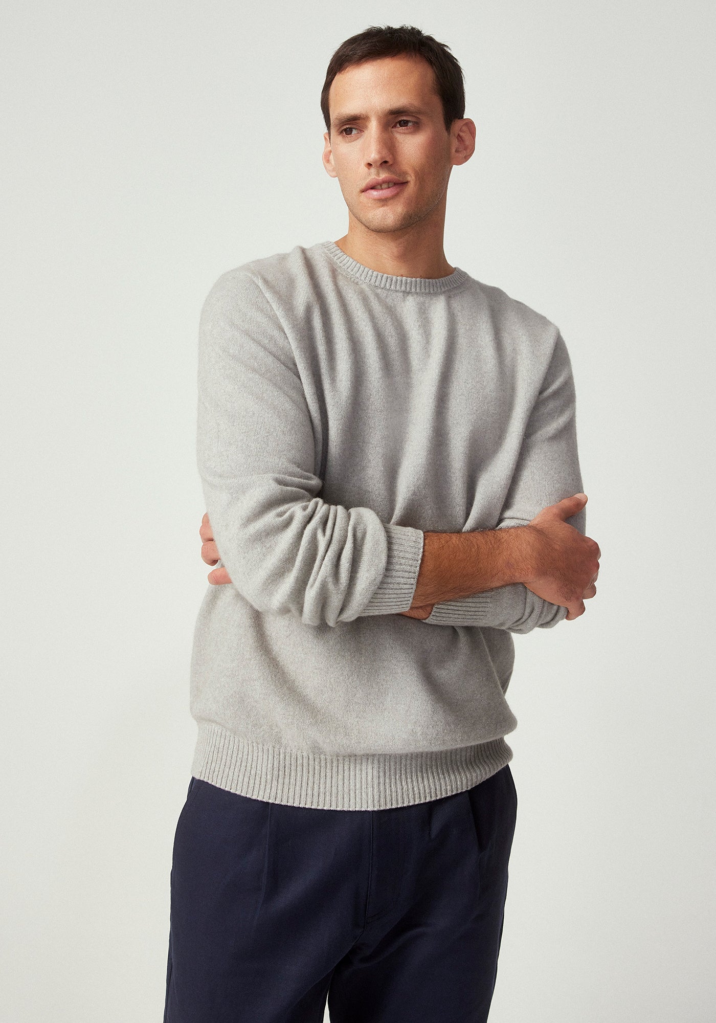 Untouched World Estuary Cassum Crew Sweater Stone