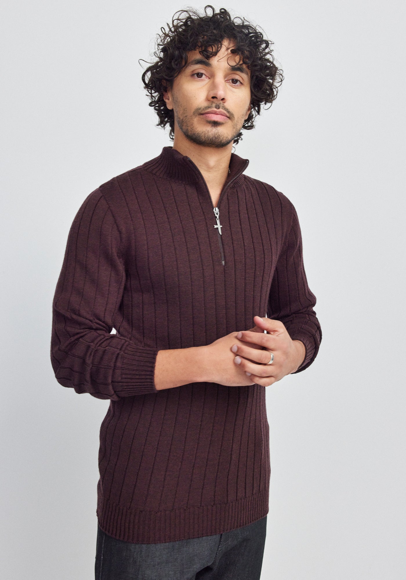 Untouched World Finn Merino Zip Sweater