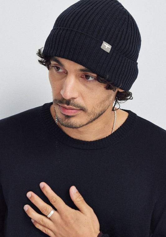 Untouched World Forest Beanie Deep Blue