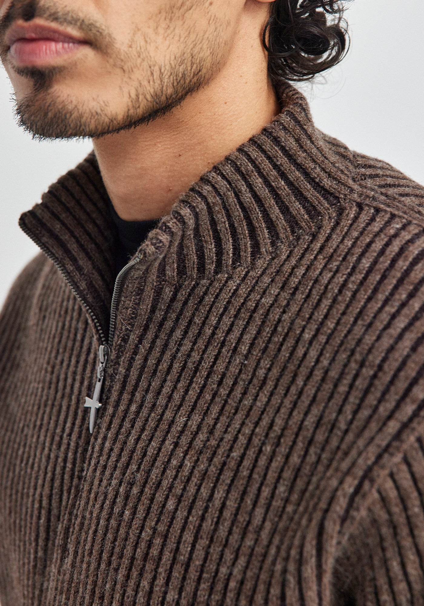 Untouched World Tanner Half Zip Punga Chocolate