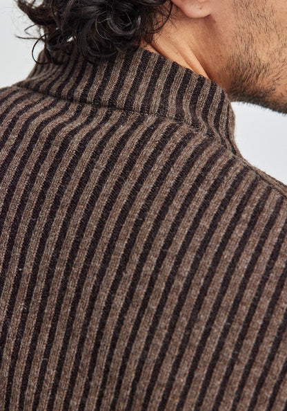 Untouched World Tanner Half Zip Punga Chocolate
