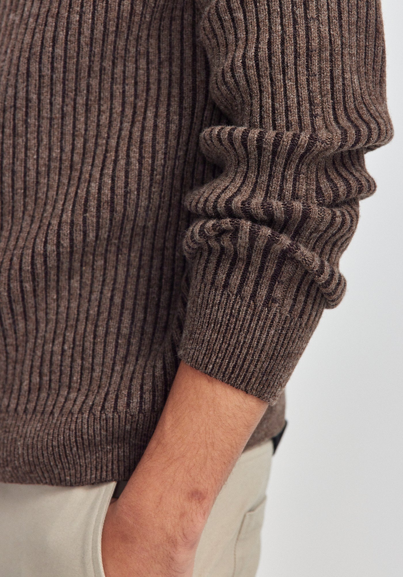 Untouched World Tanner Half Zip Punga Chocolate