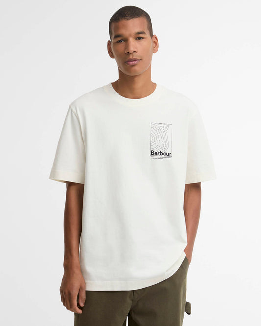 Barbour Woodbine Relaxed Graphic T-Shirt - Whisper White