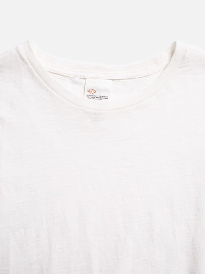Nudie Roffe T-Shirt Off White