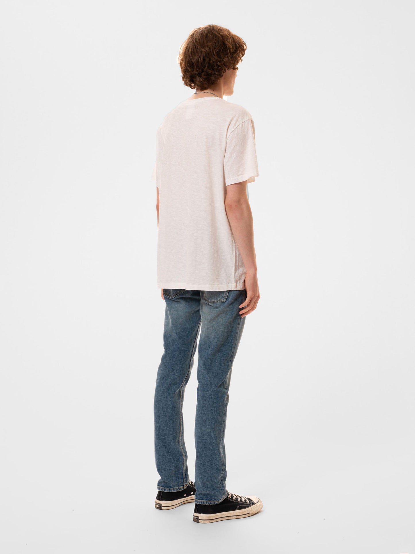 Nudie Roffe T-Shirt Off White