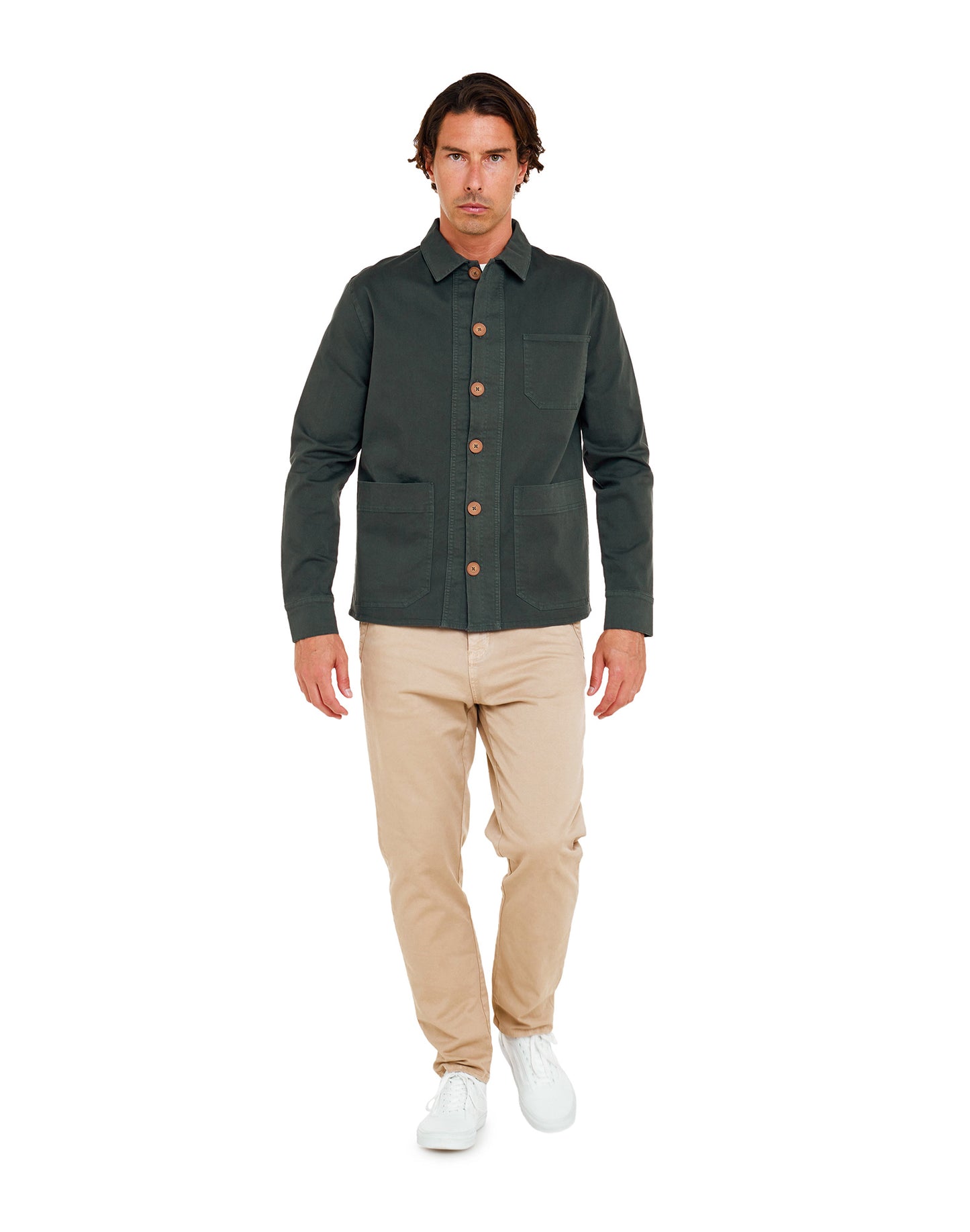 Pull-in Veste Worker Deep Forest
